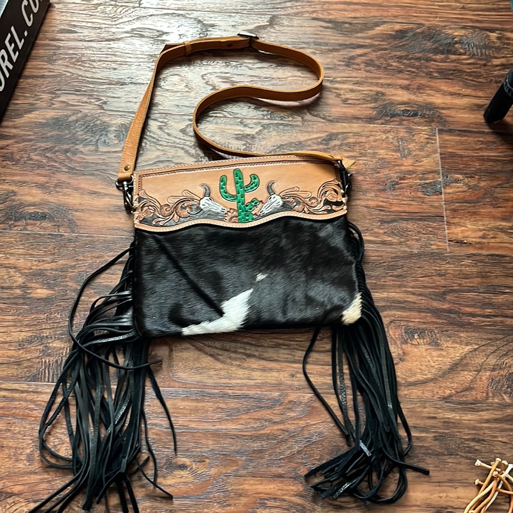 American Darling Skull and Cactus Purse